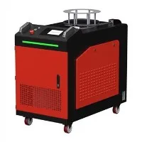 1000 W nuolatinio valymo lazeriu mašina su dvigubu optiniu pluoštu
